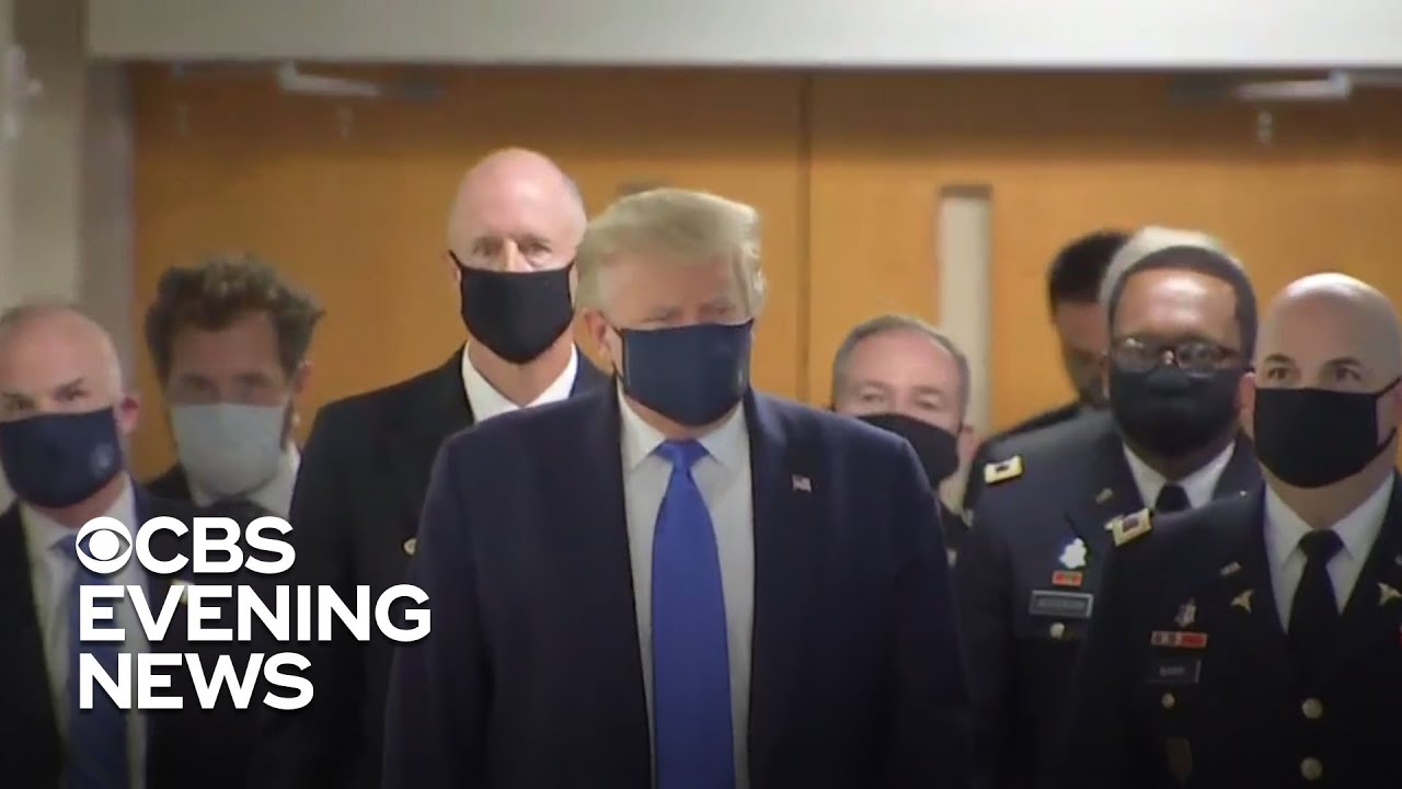 Trump's Face Mask Debut