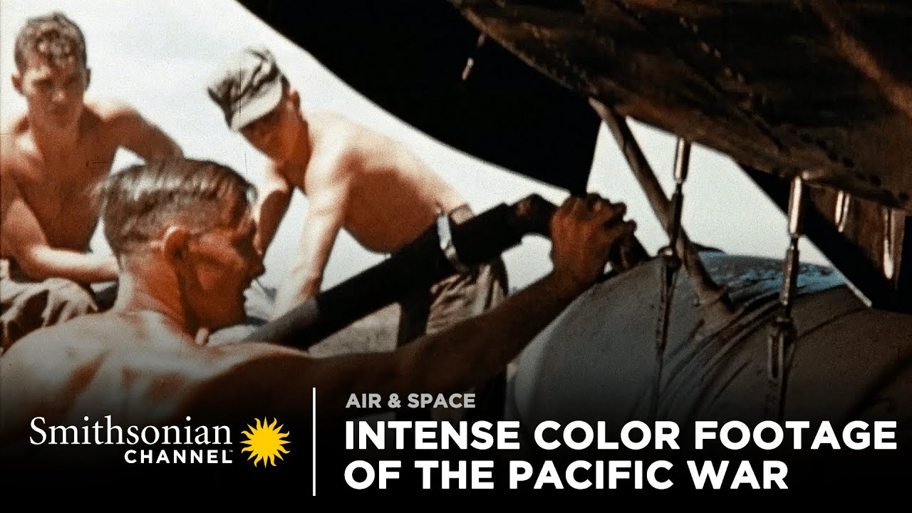 Footage captures the intensity of the Pacific War