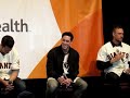 Giants Fanfest 2013 - Hunter Pence, Tim Lincecum, and Buster Posey