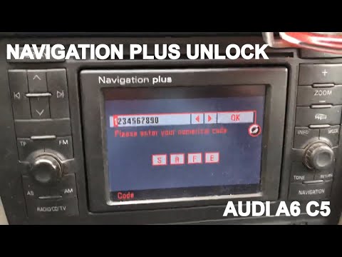 AUDI NAVIGATION PLUS code unlock ввод кода магнитола Ауди А6