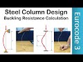 Steel Column Design  Buckling Resistance Calculation  Examples  Eurocode 3  EN1993  EC3
