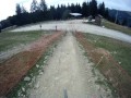 Downhill mountain biking Les Gets, Morzine, Red run on my Trek Remedy gopro helmet cam