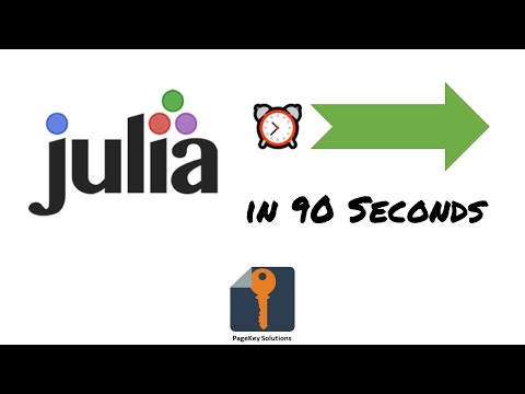 ≤90s: Install Julia Programming Language on Windows