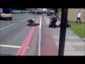 Woolwich Terrorist Attack Suspect with Bloody Hands Speaks at Murder Scene