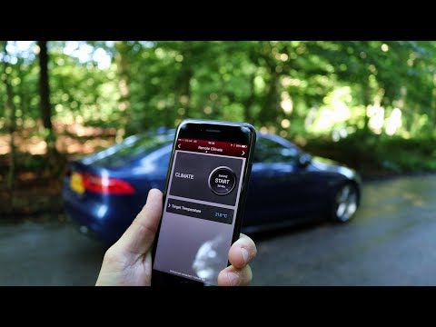 I can start my Jaguar XE from my phone!
