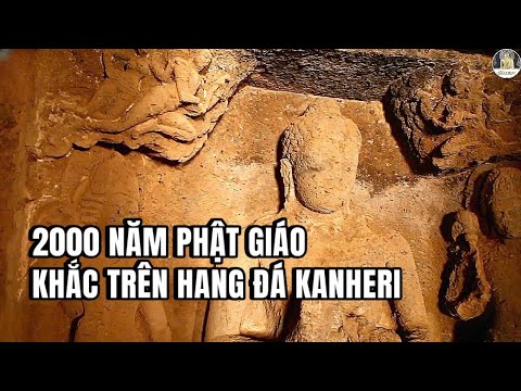 Bên trong hang đá Phật giáo 2000 năm tuổi