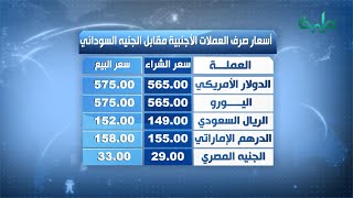 أسعار صرف العملات الأجنبية مقابل الجنيه السوداني | 20-07-2022
