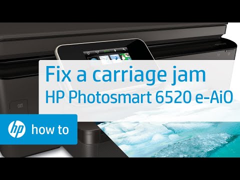 Fixing a Carriage Jam - HP Photosmart 6520 e-All-in-One Printer Duration: 14:30. Total Views: 869