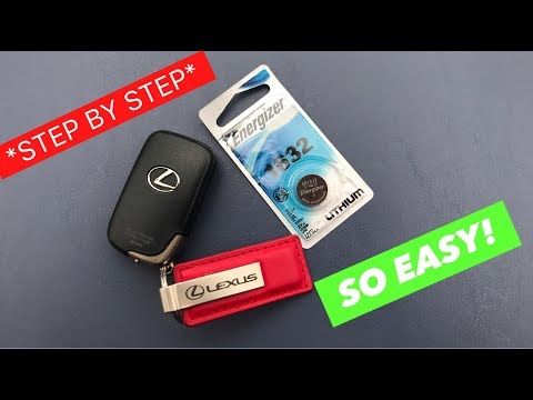 HOW TO Change a Lexus Key Fob Battery *STEP-BY-STEP*