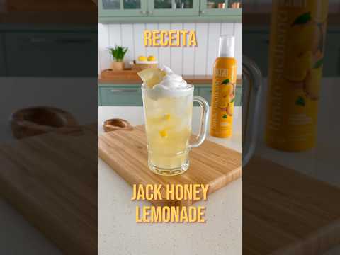 Receita | Jack Honey Lemonade com Espuma de Limo Siciliano