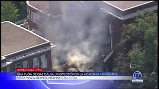 UNA FUGA DE GAS CAUSA UN EXPLOSIÓN EN LA ACADEMIA MINNEHAHA