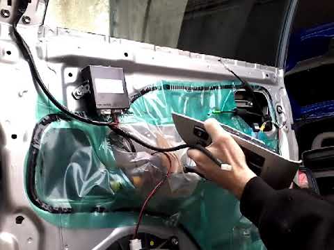Как снять извлечь заменить стекло передней двери LEXUS RX zamiana szyby drzwi przod