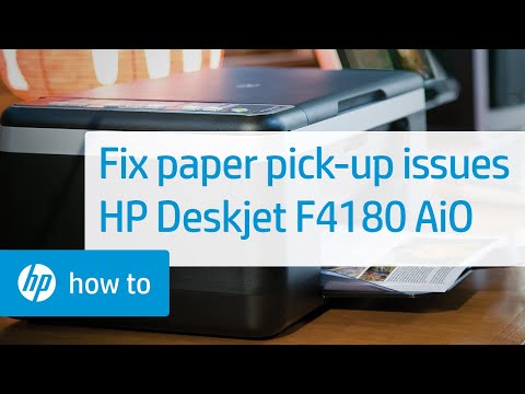 Printer Does Not Pick Up or Feed Paper - HP Deskjet F4180 All-in-One Printer Duration: 9:22. Total Views: 23,493 .