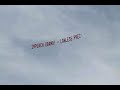 Impeach Obama Banner flown at Religious Freedom Rally in San Diego