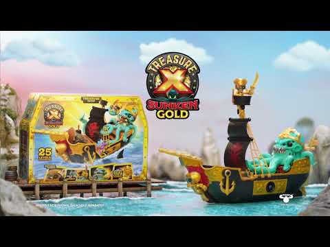 Treasure X Sunken Gold Treasure Ship Playset