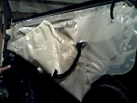 How to remove replace the front door glass CHEVROLET CRUSE (2011)demontaz zamiana szyby drzwi przod!