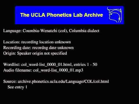 Columbian audio: col_word-list_0000_01