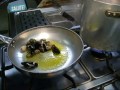 Spaghetti con gamberoni, polipo Spaghetti con gamberoni, polipo