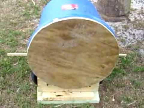 Wind powered composter