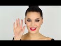 Linda Hallberg Makeup Tutorial (with subs) - Smokey Eyes and Red Lips (Sotade ögon och röda läppar)