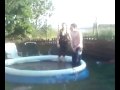 emma and lee in paddling pool fighting part 3