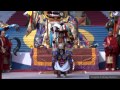 His Holiness Karmapa performs the "Go-Ma" sacred Dance.