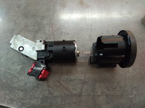 Как снять замок зажигания рено сценик 1 Reemplazo de cerradura de encendidoComo cambiar la cerradura de encendido.