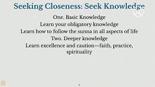 Hope and Closeness: Understanding the Way to Allah - 21 - Shaykh Faraz Rabbani