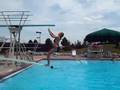 backflip layout into the pool