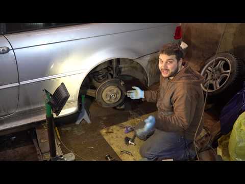 Replacement of BMW e46 rear brake pads