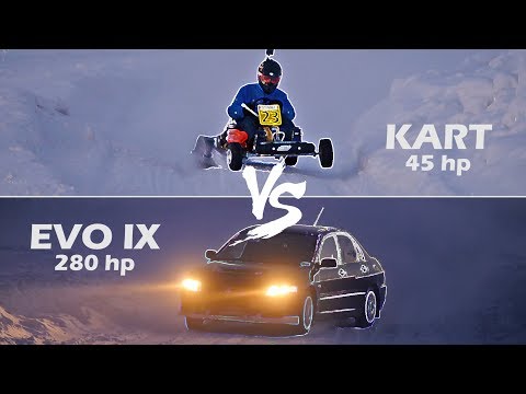 EVO 9 vs Kart
