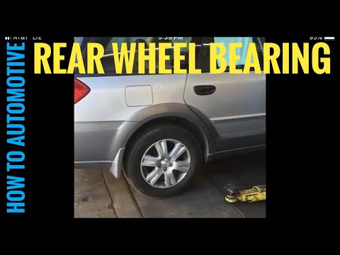 How to Replace the Rear Wheel Bearings on a 2005 Subaru Outback