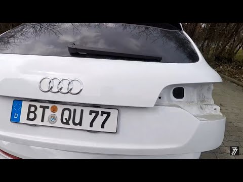 Снятие задних фонарей на Audi Q7