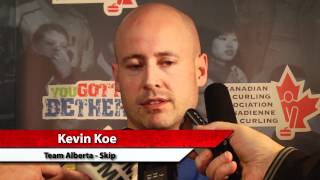 2012 Tim Hortons Brier Draw 17 Media Scrum