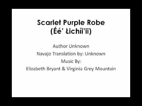 Purple Robe (Lyrics in Navajo)