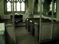 Inside the Bronte Chapel, part of the church, Haworth