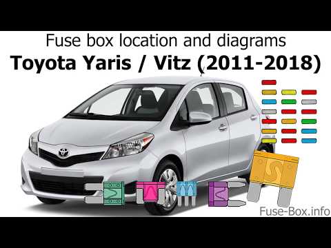 Fuse box location and diagrams: Toyota Yaris (2011-2018)