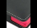 PDair Leather Case for DoCoMo SH-03B - Vertical Pouch Type (Black)