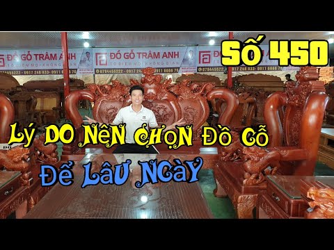 Vì Sao Nên Dùng Đồ Gỗ Để Lâu Ngày Nghê Phượng Hương Đá Cột 16 Tuyệt Đẹp|Đồ Gỗ Trâm Anh| Số 450