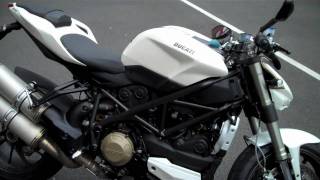 Einarm Montageständer Ducati Streetfighter 848 11-15 Schwarz Hinterrad Single Classic Motorrad inkl ConStands Adapter
