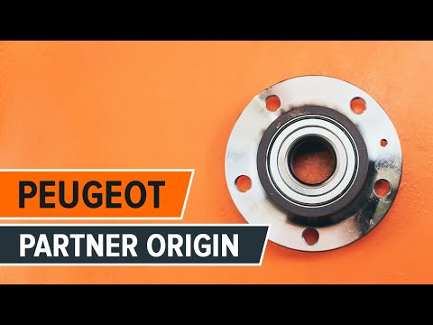 How to replace rear wheel bearing on PEUGEOT PARTNER ORIGIN TUTORIAL | AUTODOC
