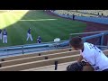 Hyun-Jin Ryu Plays Catch with Young Fan