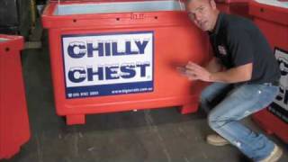 Ice Boxes, Big Fish Bins, Fishing Boxes by Chilly Chest. Tough