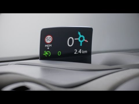 Citroen C3 Aircross SUV: проекционный цветной head-up дисплей