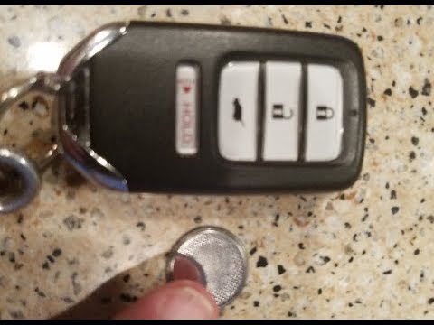 Honda Key FOB BATTERY Replacement (Accord Civic CR-V Odyssey Pilot HR-V Ridgeline Car How To Replace