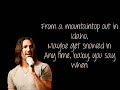 Jake Owen - Anywhere With You +Lyrics