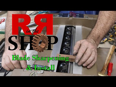 Sharpening and setting the Makita 2040 Blades Youtube Thumbnail