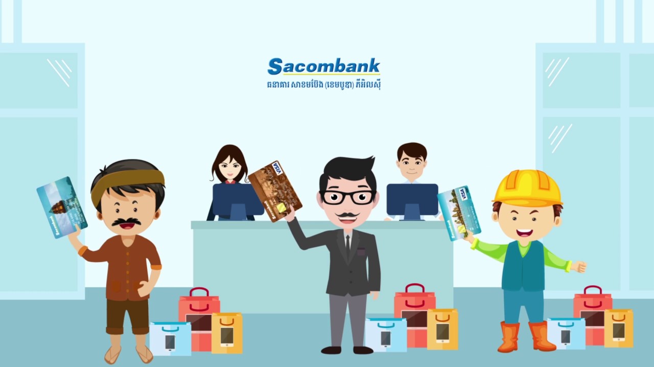 Phim 2D animation Ngân Hàng Sacombank