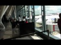 London Heathrow Airport Terminal 5 Announcements Chime and a view of Terminal 5 London, UK