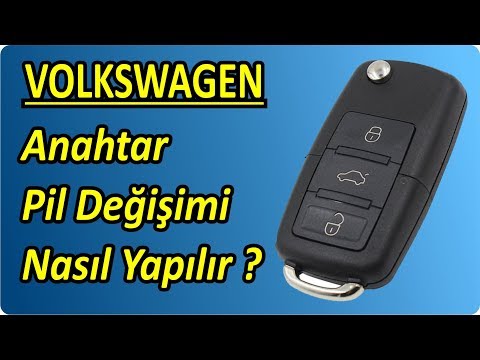 Volkswagen Anahtar Pil Degisimi Nasil Yapilir? | Key Battery Change Replacement